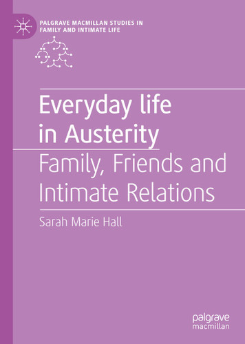 Everyday Life in Austerity: Family, Friends and Intimate Relations (Palgrave Macmillan Studies in Family and Intimate Life) book cover by Sarah Marie Hall