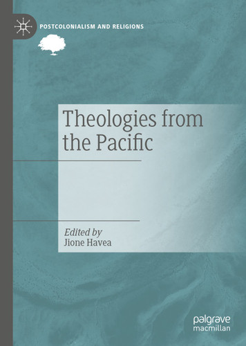 Theologies from the Pacific (Postcolonialism and Religions) book cover by 