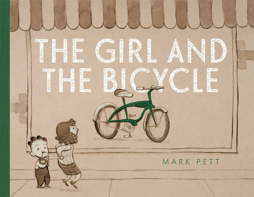 The Girl and the Bicycle book cover by Mark Pett