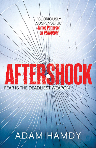 Aftershock book cover by Adam Hamdy