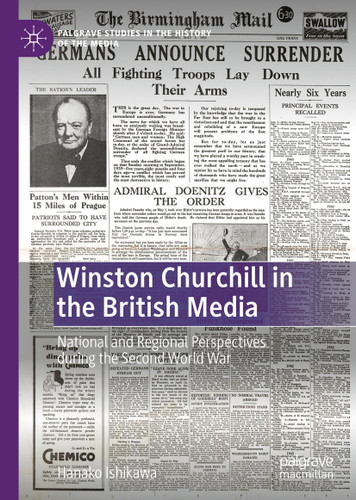 Winston Churchill in the British Media: National and Regional Perspectives during the Second World War (Palgrave Studies in the History of the Media) book cover by Hanako Ishikawa