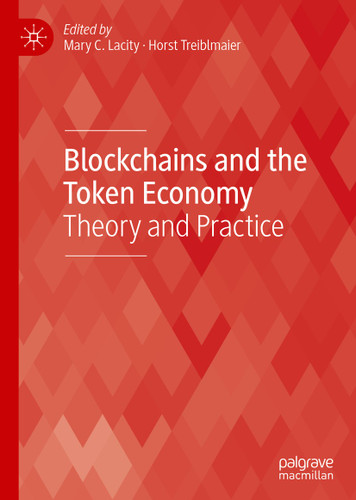 Blockchains and the Token Economy: Theory and Practice (Technology, Work and Globalization) book cover by 