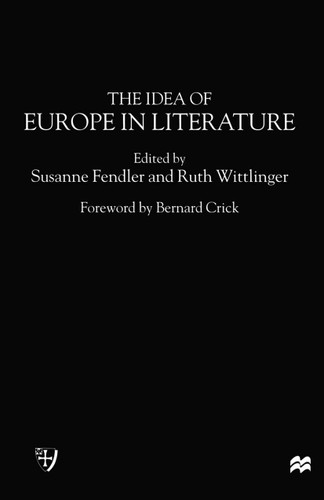 The Idea of Europe in Literature (University of Durham/Macmillan) book cover by 
