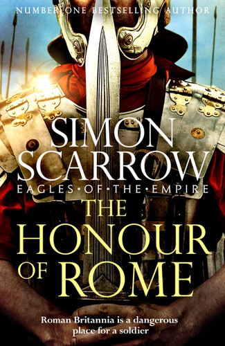 The Honour of Rome book cover by Simon Scarrow