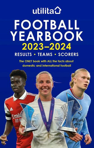 The Utilita Football Yearbook 2023-2024 book cover by Headline