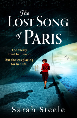 The Lost Song of Paris book cover by Sarah Steele