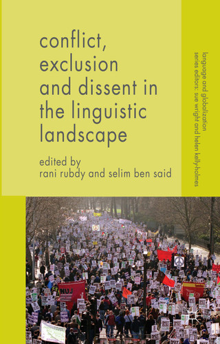 Conflict, Exclusion and Dissent in the Linguistic Landscape (Language and Globalization) book cover by 
