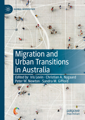 Migration and Urban Transitions in Australia (Global Diversities) book cover by 