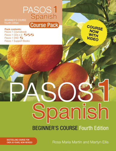 Pasos 1 (Fourth Edition): Spanish Beginner's Course: Course Pack (Pasos) book cover by Martyn Ellis, Rosa Maria Martin