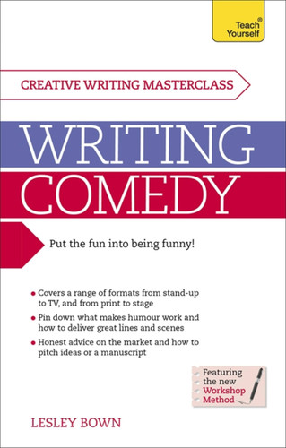 Masterclass: Writing Comedy book cover by Lesley Bown