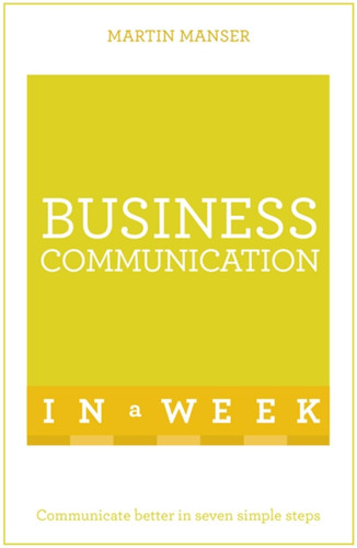 Business Communication in a Week: Teach Yourself book cover by Martin Manser