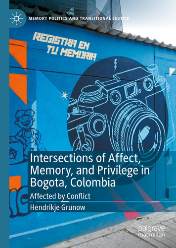 Intersections of Affect, Memory, and Privilege in Bogota, Colombia: Affected by Conflict (Memory Politics and Transitional Justice) book cover by Hendrikje Grunow