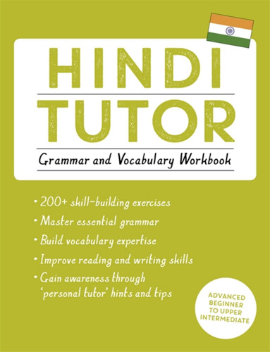 Hindi Tutor: Grammar and Vocabulary Workbook (Learn Hindi with Teach Yourself) book cover by Naresh Sharma