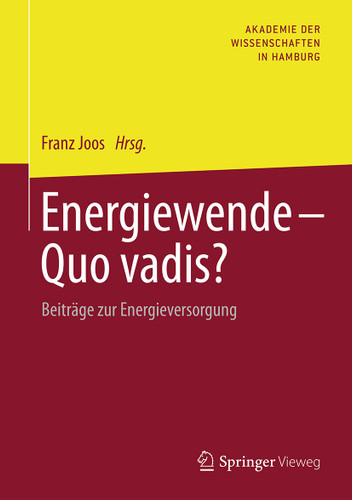 Energiewende - Quo vadis?: Beiträge zur Energieversorgung book cover by 