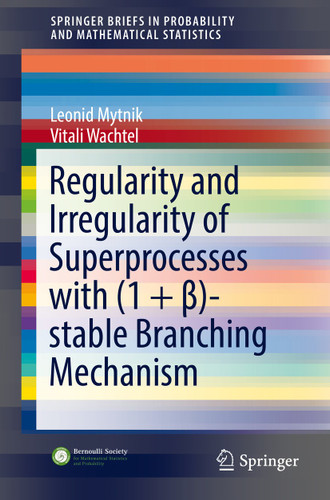 Regularity and Irregularity of Superprocesses with (1 + β)-stable Branching Mechanism (SpringerBriefs in Probability and Mathematical Statistics) book cover by Leonid Mytnik, Vitali Wachtel