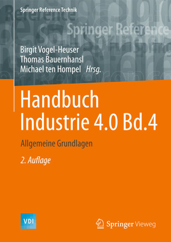 Handbuch Industrie 4.0 Bd.4: Allgemeine Grundlagen (Springer Reference Technik) book cover by 