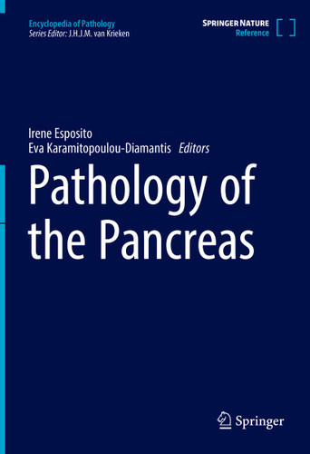 Pathology of the Pancreas (Encyclopedia of Pathology) book cover by 
