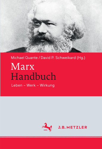 Marx-Handbuch: Leben – Werk – Wirkung book cover by 