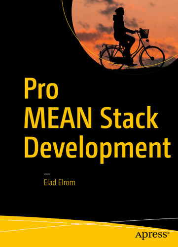 Pro MEAN Stack Development book cover by Elad Elrom