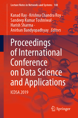 Proceedings of International Conference on Data Science and Applications: ICDSA 2019 (Lecture Notes in Networks and Systems #148) book cover by 