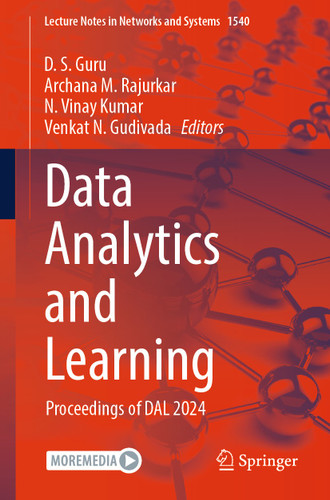 Data Analytics and Learning: Proceedings of DAL 2024 (Lecture Notes in Networks and Systems #1540) book cover by 