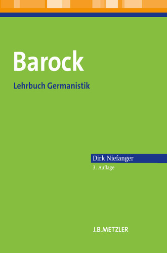 Barock: Lehrbuch Germanistik book cover by Dirk Niefanger