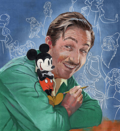 Walt's Imagination: The Life of Walt Disney (A Big Words Book #9) book cover by Doreen Rappaport