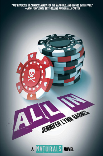All In (The Naturals #3) book cover by Jennifer Lynn Barnes