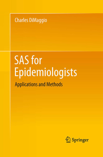 SAS for Epidemiologists: Applications and Methods book cover by Charles DiMaggio
