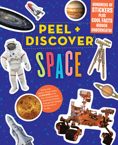 Peel + Discover: Space (Peel + Discover) book cover by Workman Publishing