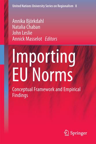 Importing EU Norms: Conceptual Framework and Empirical Findings (United Nations University Series on Regionalism #8) book cover by 