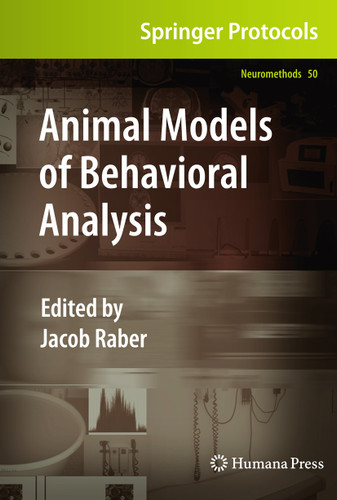 Animal Models of Behavioral Analysis (Neuromethods #50) book cover by 