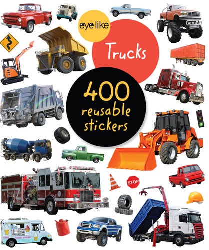 Eyelike Stickers: Trucks (Eyelike Stickers) book cover by Workman Publishing