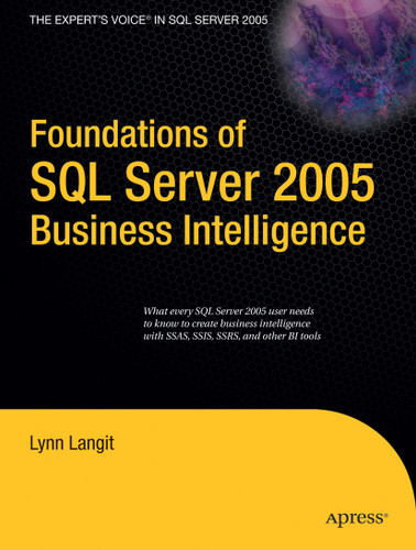 Foundations of SQL Server 2005 Business Intelligence book cover by Lynn Langit