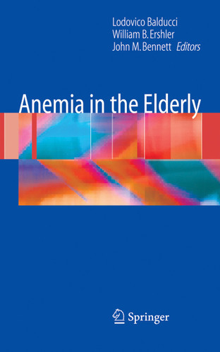 Anemia in the Elderly book cover by 
