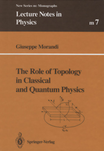 The Role of Topology in Classical and Quantum Physics (Lecture Notes in Physics Monographs #7) book cover by Giuseppe Morandi