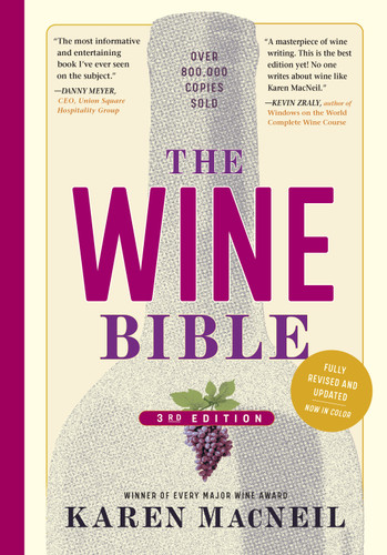 The Wine Bible, 3rd Edition (The Workman Bible Series) book cover by Karen MacNeil