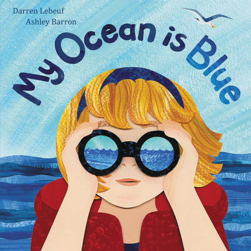 My Ocean Is Blue book cover by Darren Lebeuf