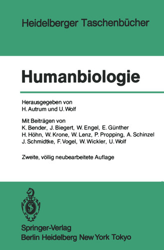 Humanbiologie: Ergebnisse und Aufgaben (Heidelberger Taschenbücher #121) book cover by 