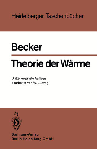 Theorie der Wärme (Heidelberger Taschenbücher #10) book cover by Richard Becker