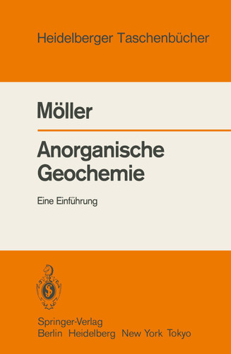 Anorganische Geochemie: Eine Einführung (Heidelberger Taschenbücher #240) book cover by Peter Möller