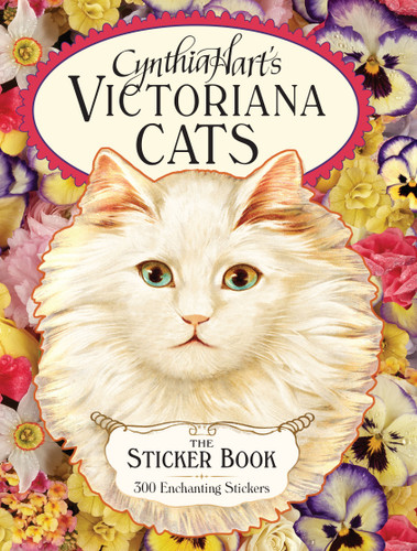 Cynthia Hart's Victoriana Cats: The Sticker Book: 300 Enchanting Stickers book cover by Cynthia Hart