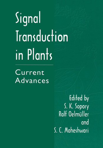 Signal Transduction in Plants: Current Advances book cover by 