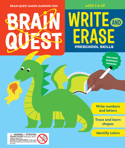 Brain Quest Write and Erase: Preschool Skills (Brain Quest Workbooks) book cover by Workman Publishing