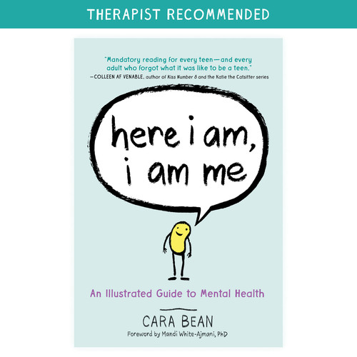 Here I Am, I Am Me: An Illustrated Guide to Mental Health book cover by Cara Bean