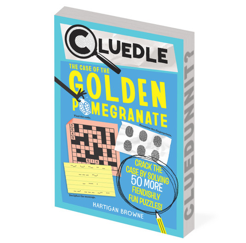 Cluedle: The Case of the Golden Pomegranate (Book 2) (Cluedle #2) book cover by Hartigan Browne