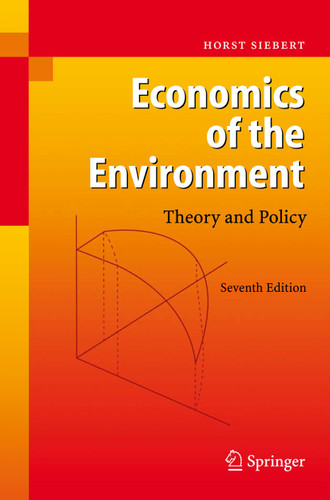 Economics of the Environment: Theory and Policy book cover by Horst Siebert