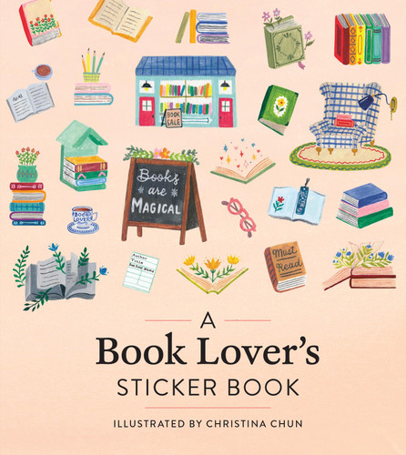 A Book Lover's Sticker Book book cover by Workman Publishing