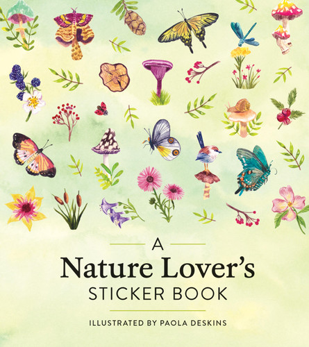 A Nature Lover's Sticker Book book cover by Workman Publishing