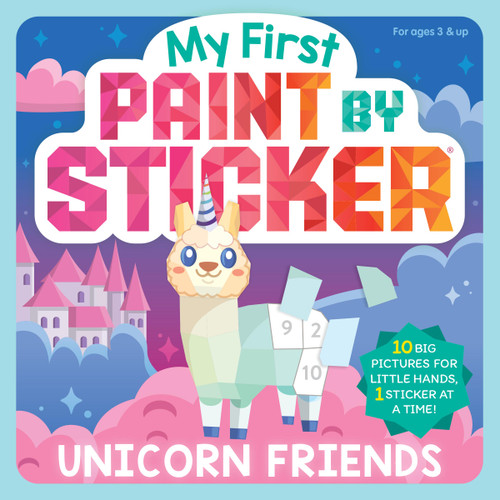 My First Paint by Sticker: Unicorn Friends (Paint by Sticker) book cover by Workman Publishing